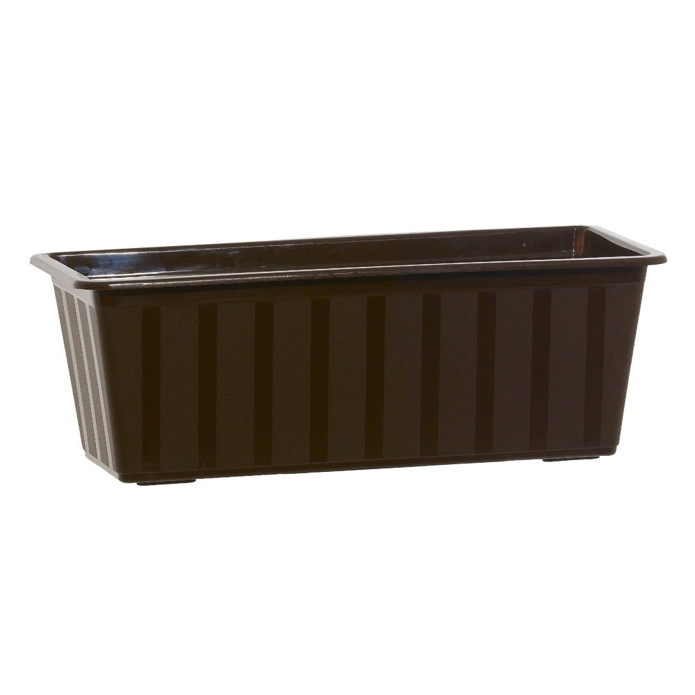 Skrzynka balkonowa 40x18 cm plastikowa brązowa Prosperplast