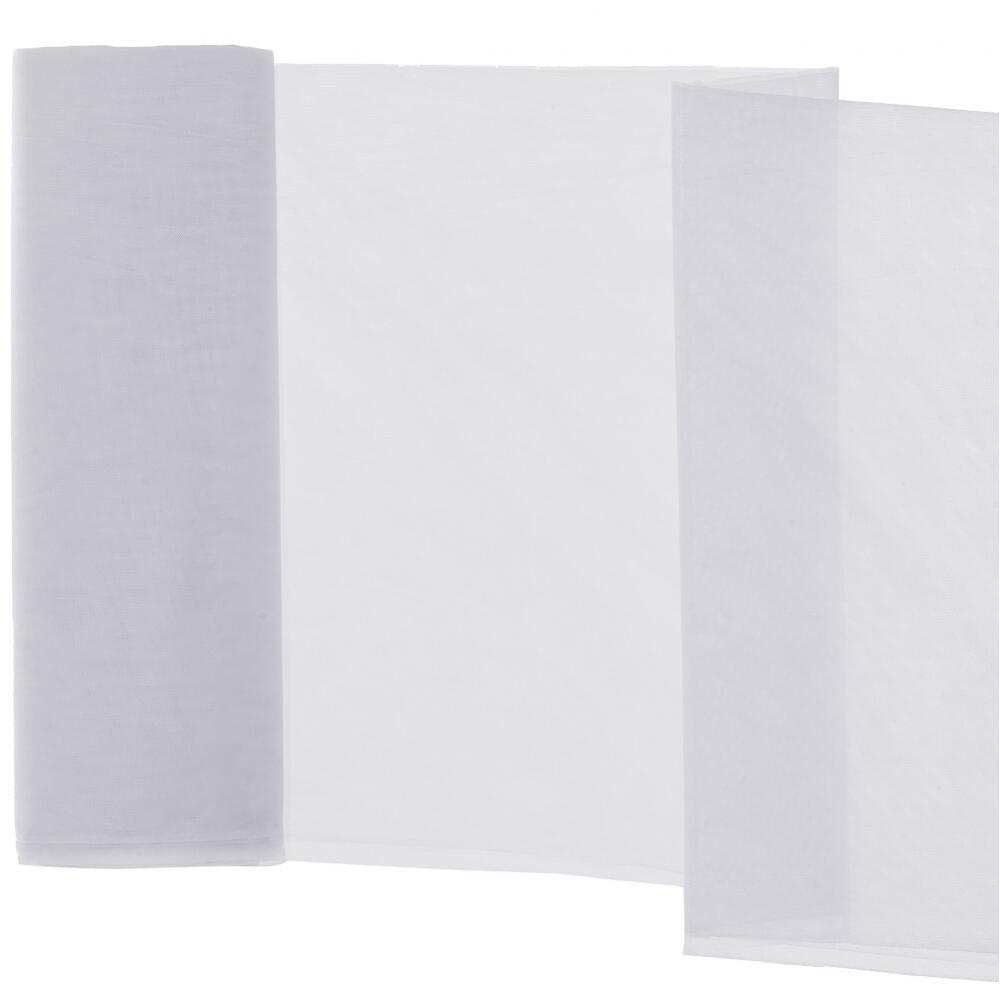 Firana na mb Tiul biała wys. 300 cm