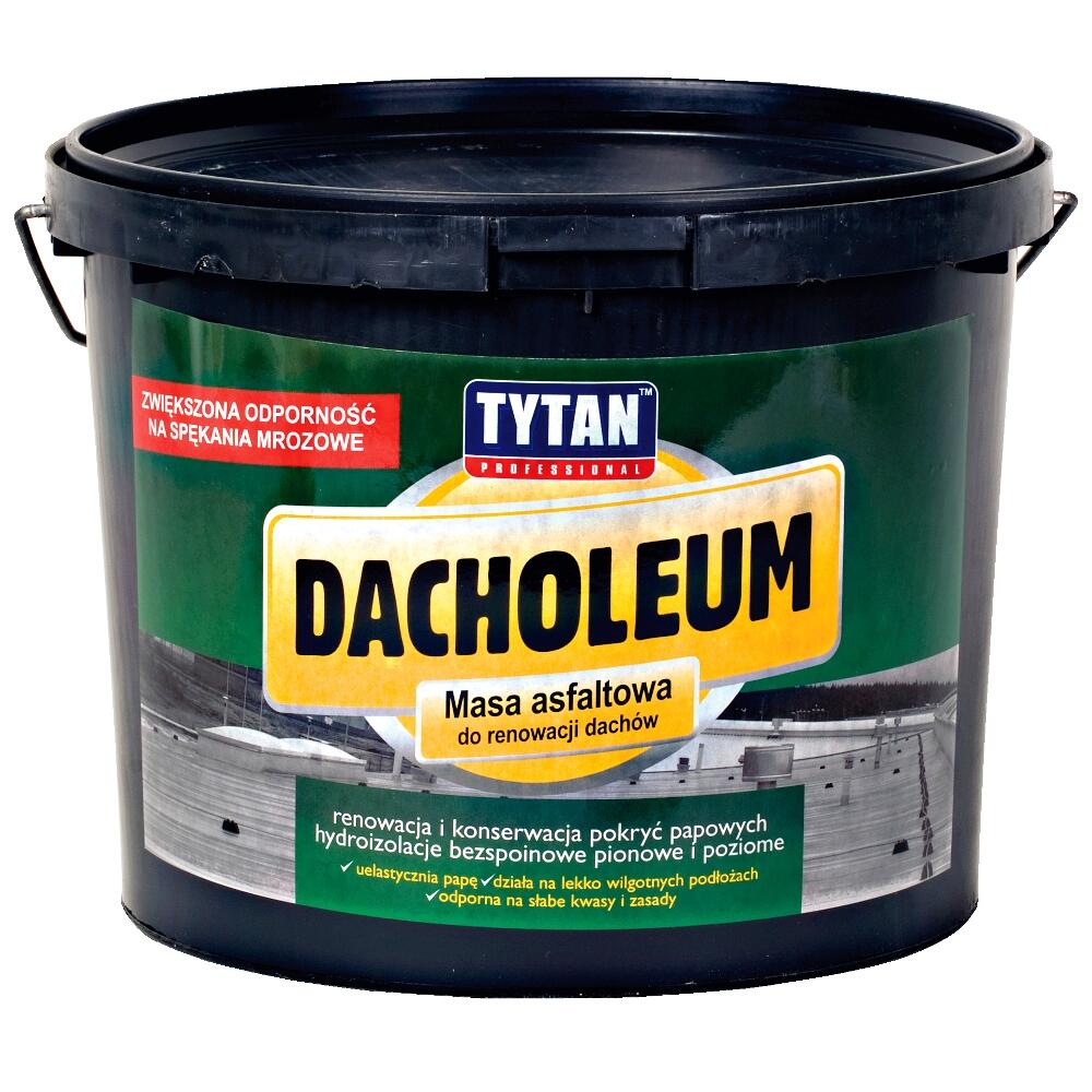 Masa asfaltowa do renowacji dachów Dacholeum 9 kg Tytan Professional