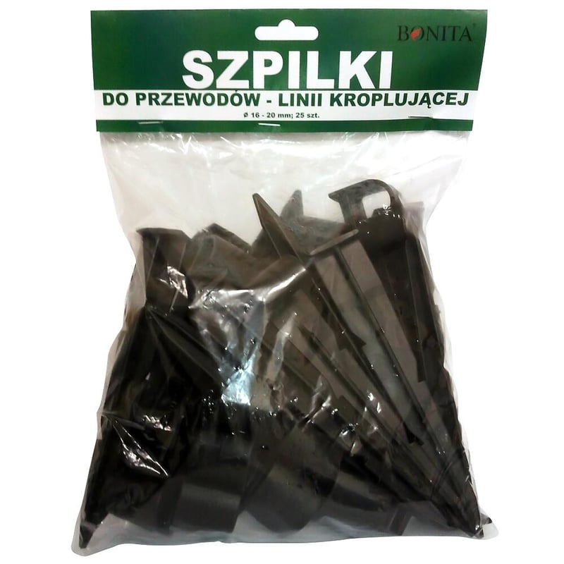 Szpilki do linii kroplującej 25 szt. śr. 16-20 mm dł. 16 cm