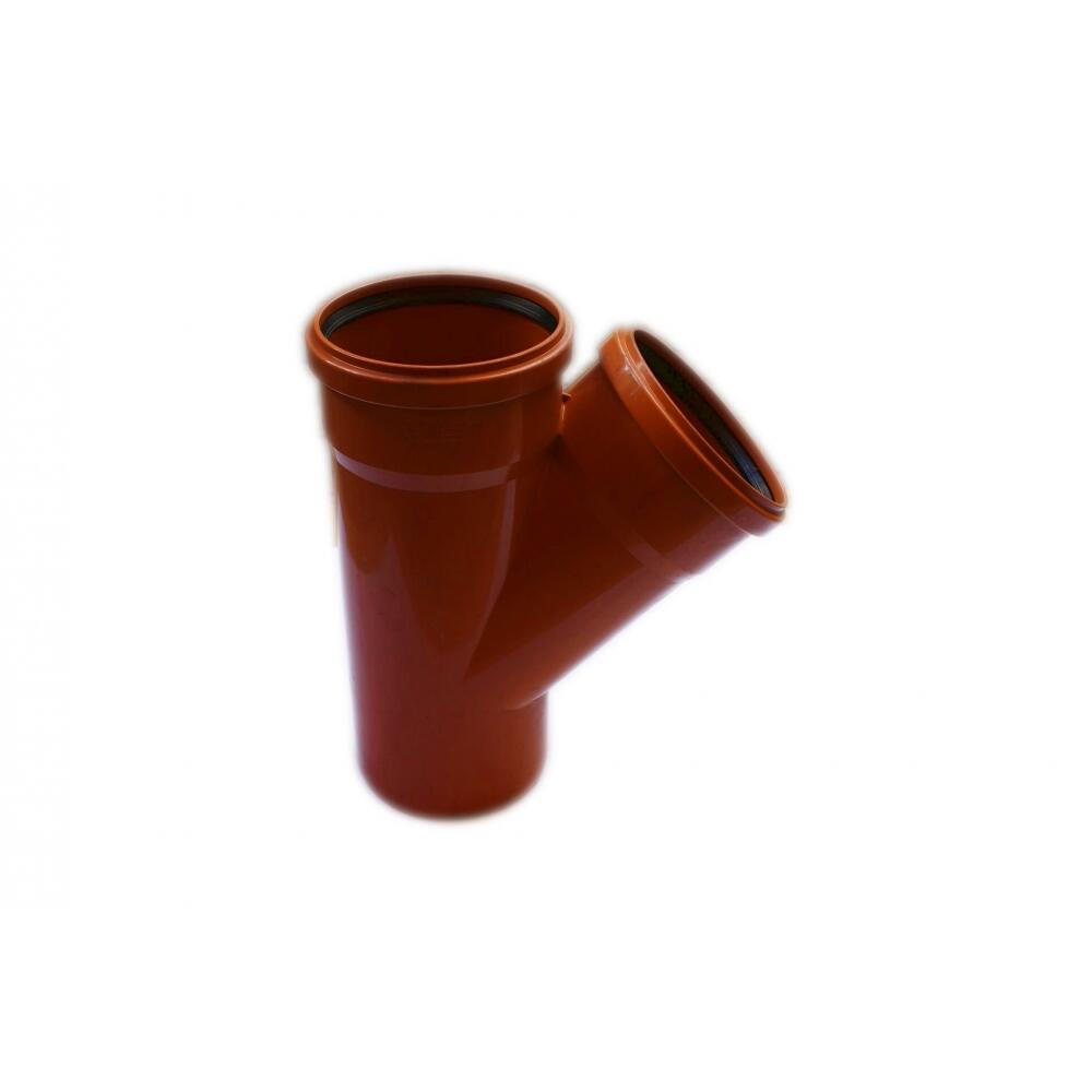 Trójnik kanalizacji zewnętrznej 160 x 160 mm/45° Ppoliplast