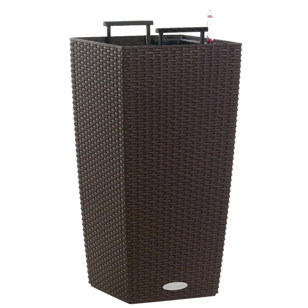 Vaso autoirrigante LECHUZA in polipropilene marrone H 75 x ø 40 cm - 3