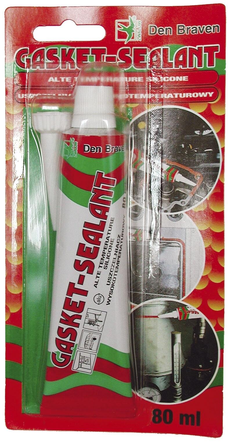 Silikon Gasket-Selant wysokotemperaturowy 80 ml Czerwony Den Braven