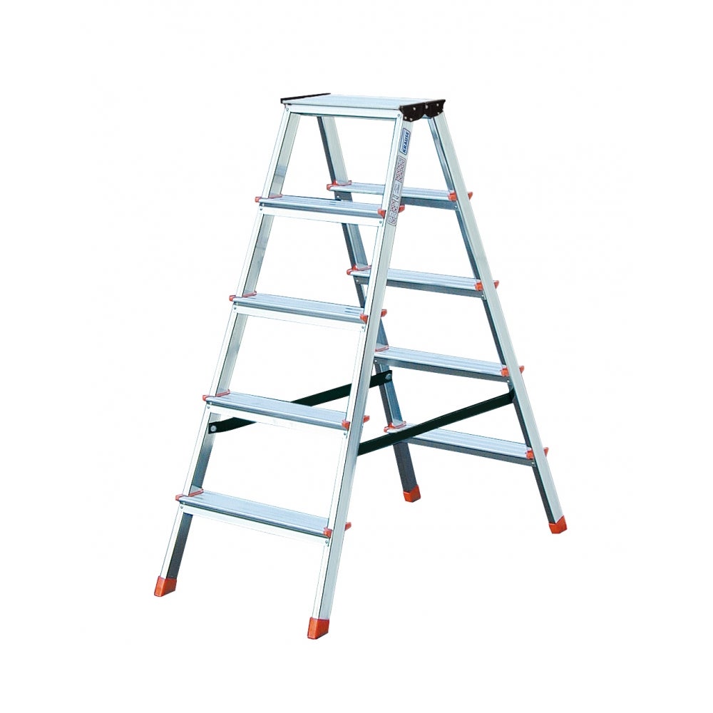 Drabina aluminiowa 5 stopni 2-stronna Dopplo Krause