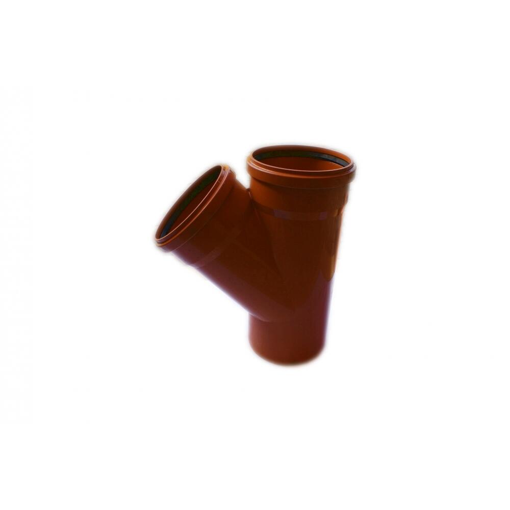 Trójnik kanalizacji zewnętrznej 200 x 200 mm/45° Poliplast