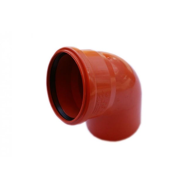 Kolano kanalizacji zewnętrznej 110 mm/67° Poliplast