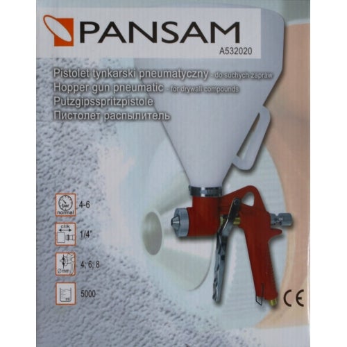 Pistolet tynkarski pneumatyczny 220 l / min A532020 PANSAM - 2