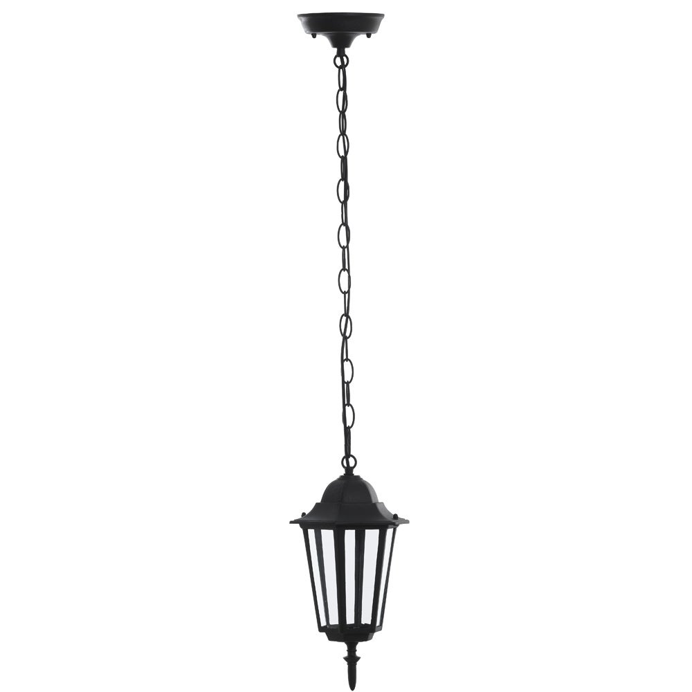 Lampa ogrodowa wisząca LIGURIA IP43 czarna E27 POLUX - 6