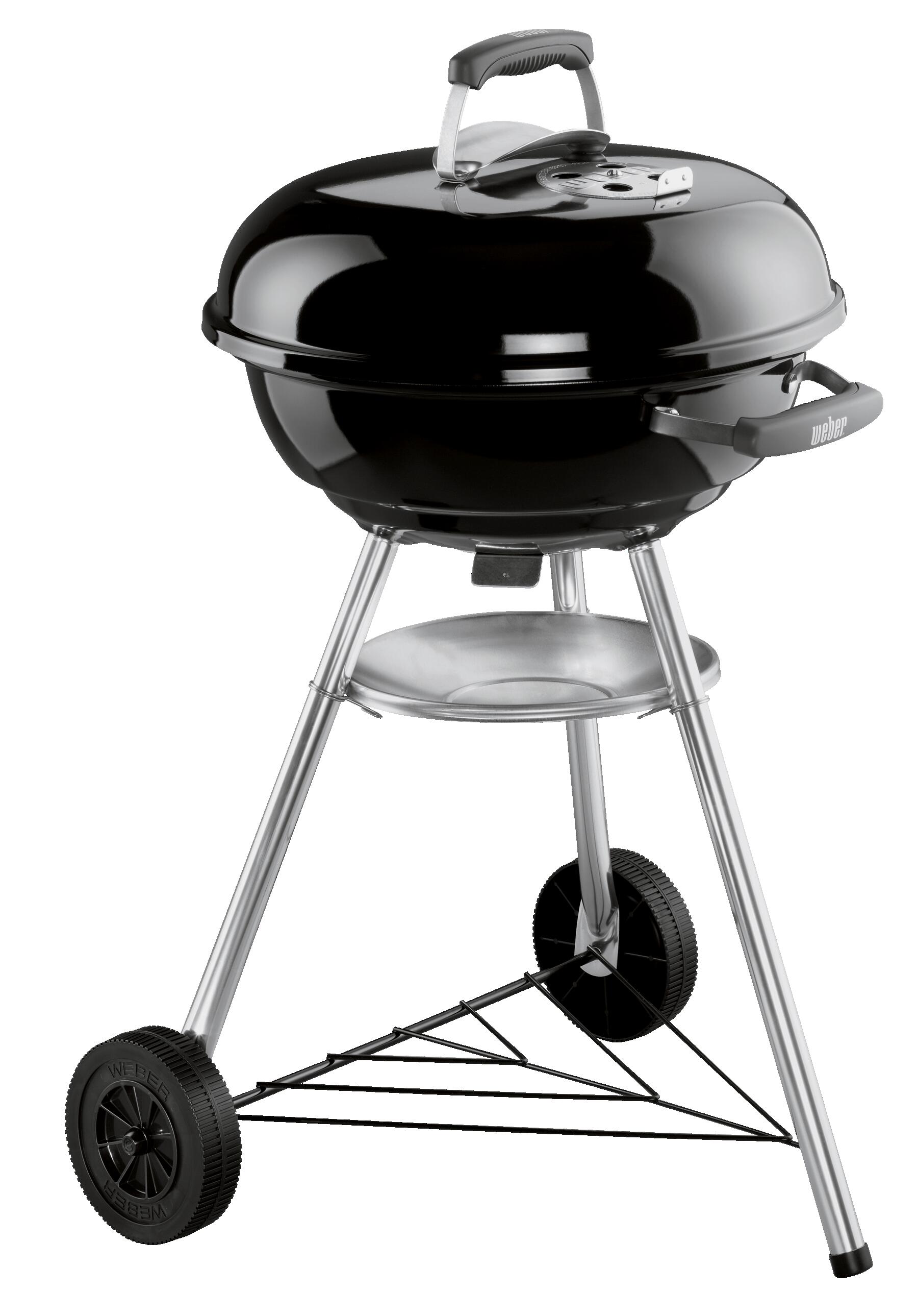 Barbecue a carvão WEBER COMPACT KETTLE 47CM PRETO - 15