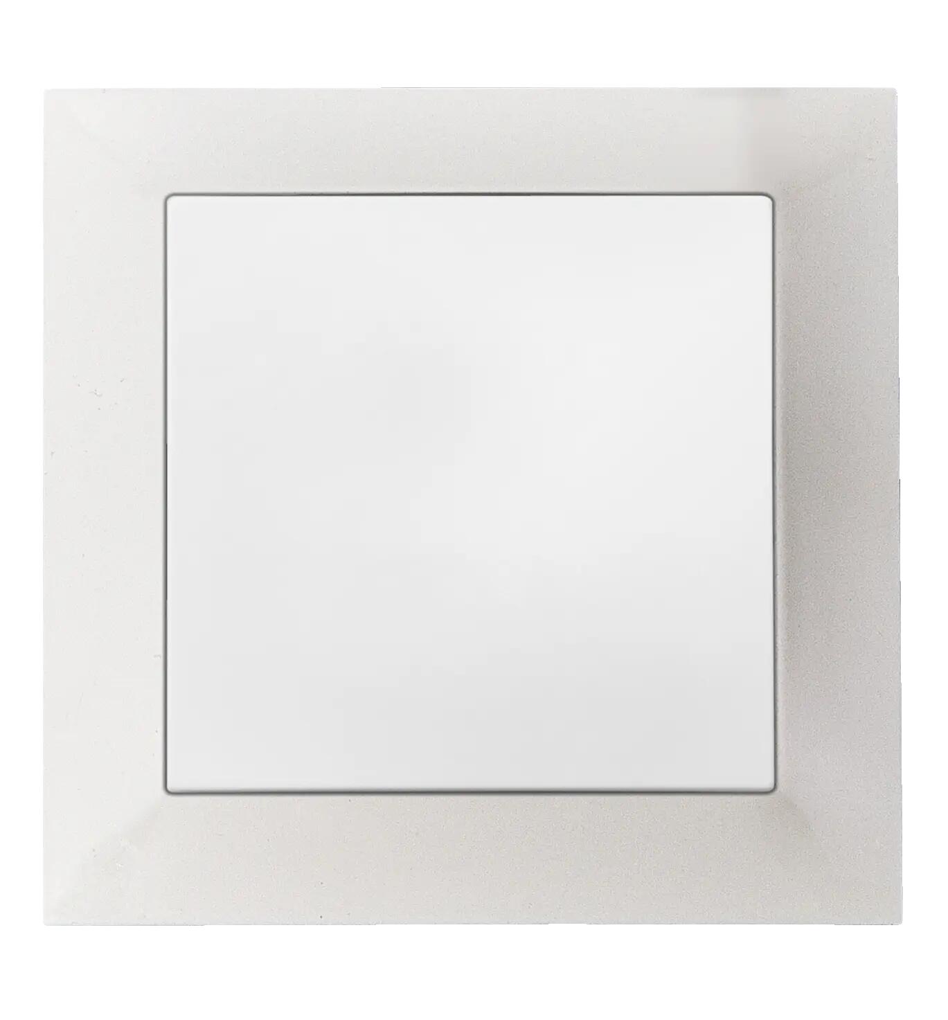 Włącznik pojedynczy IMPRESJA Biały OSPEL - 12