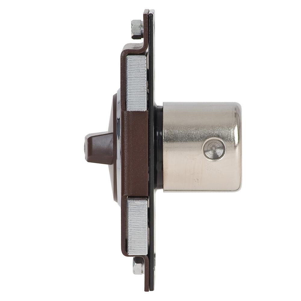 Zamek nawierzchniowy jednopunktowy ZX brąz Gerda - Leroy Merlin