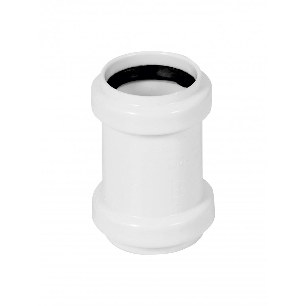 Złączka nasuwna PP 32 mm biała EQUATION