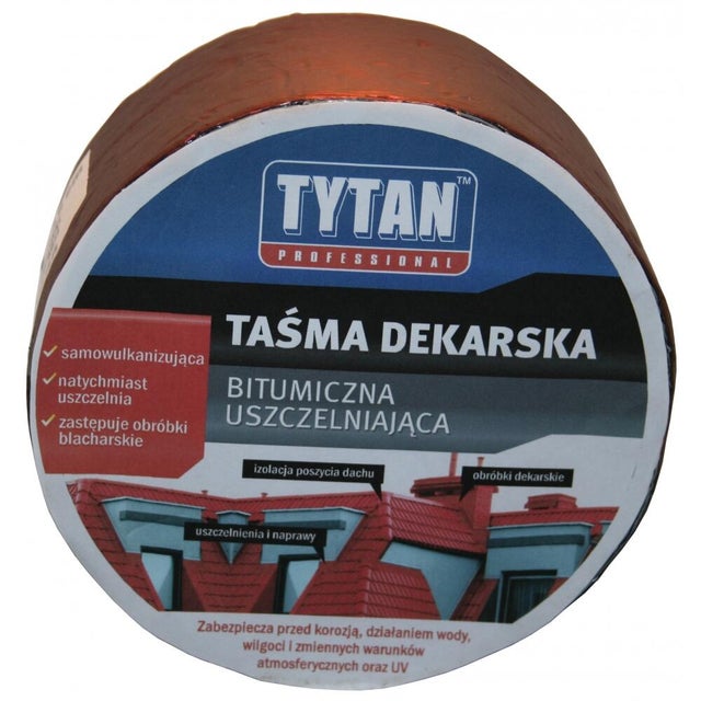 Taśma uszczelniająca dekarska srebrna 10 cm/10 m Tytan Professional