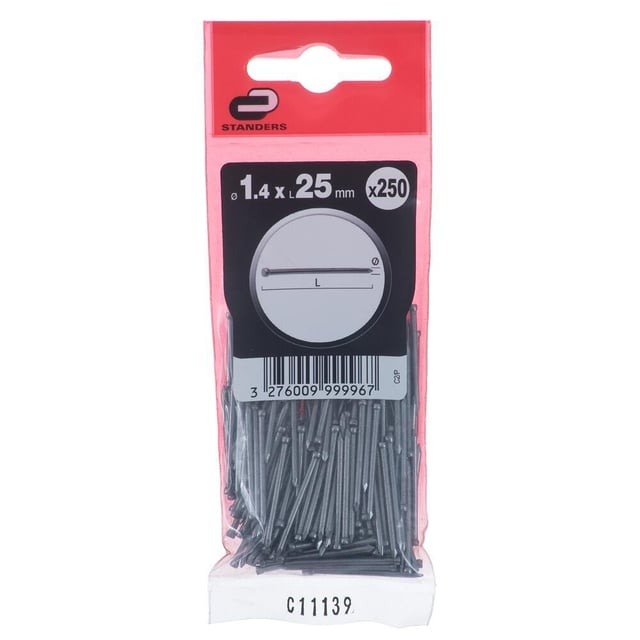 Gwóźdź 1.4 x 25 mm 250 szt. Standers