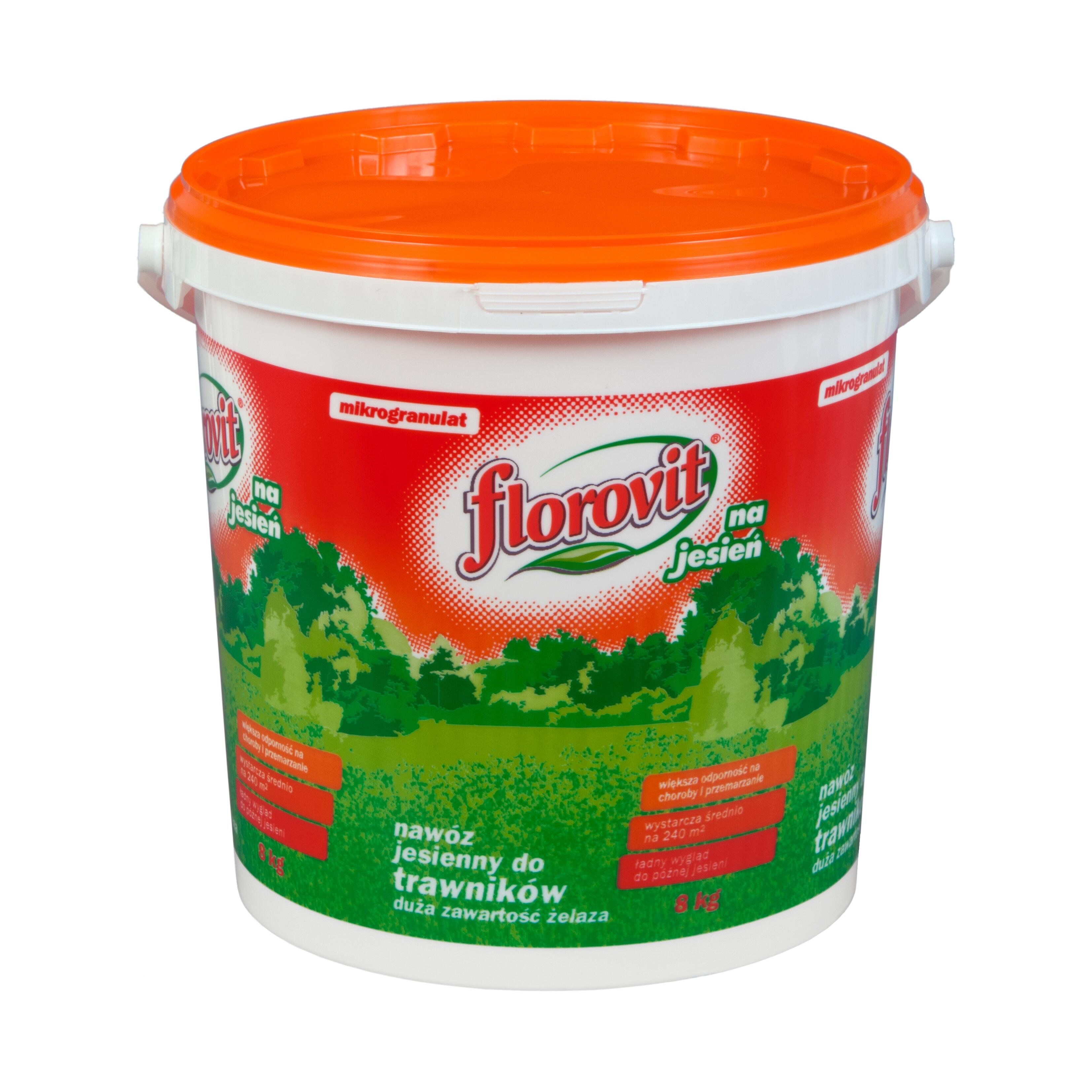 Nawóz do trawnika jesienny 8kg Florovit - 2