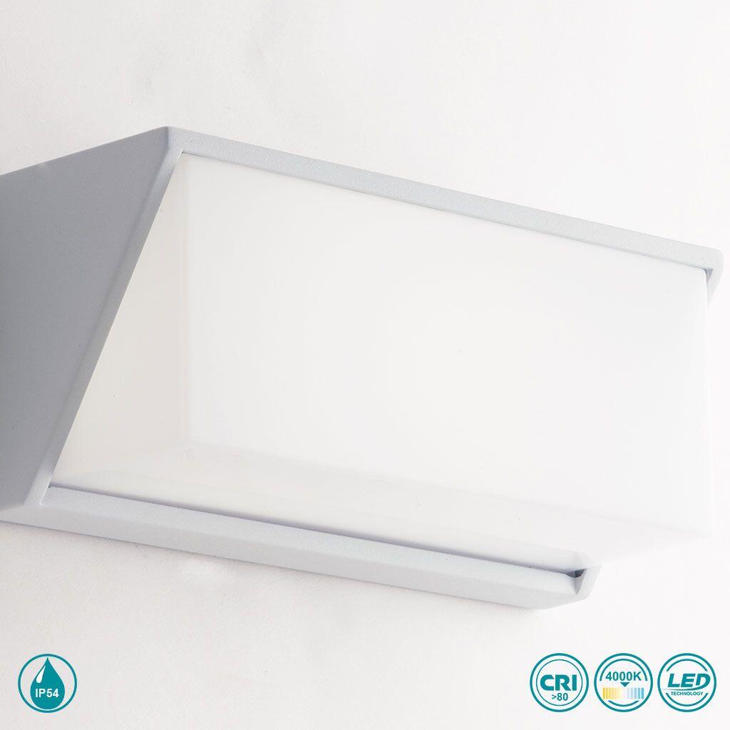 Applique LED moderno da esterno LED-W-LUXON BCO bianco IP54, con regolazione di temperatura 1620 lumen, FAN EUROPE - 2