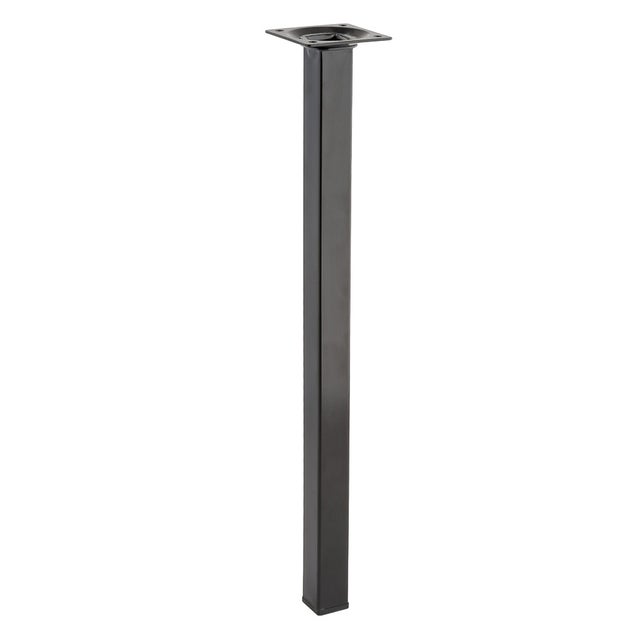Noga meblowa 2.5 x 2.5 x 40 cm czarna Hettich