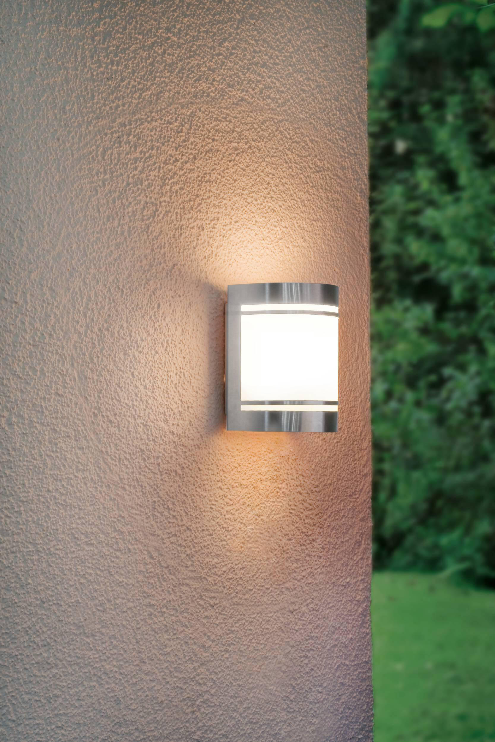 Applique moderno da esterno CERNO grigio alluminio  IP44 E27 Max 40W EGLO - 3