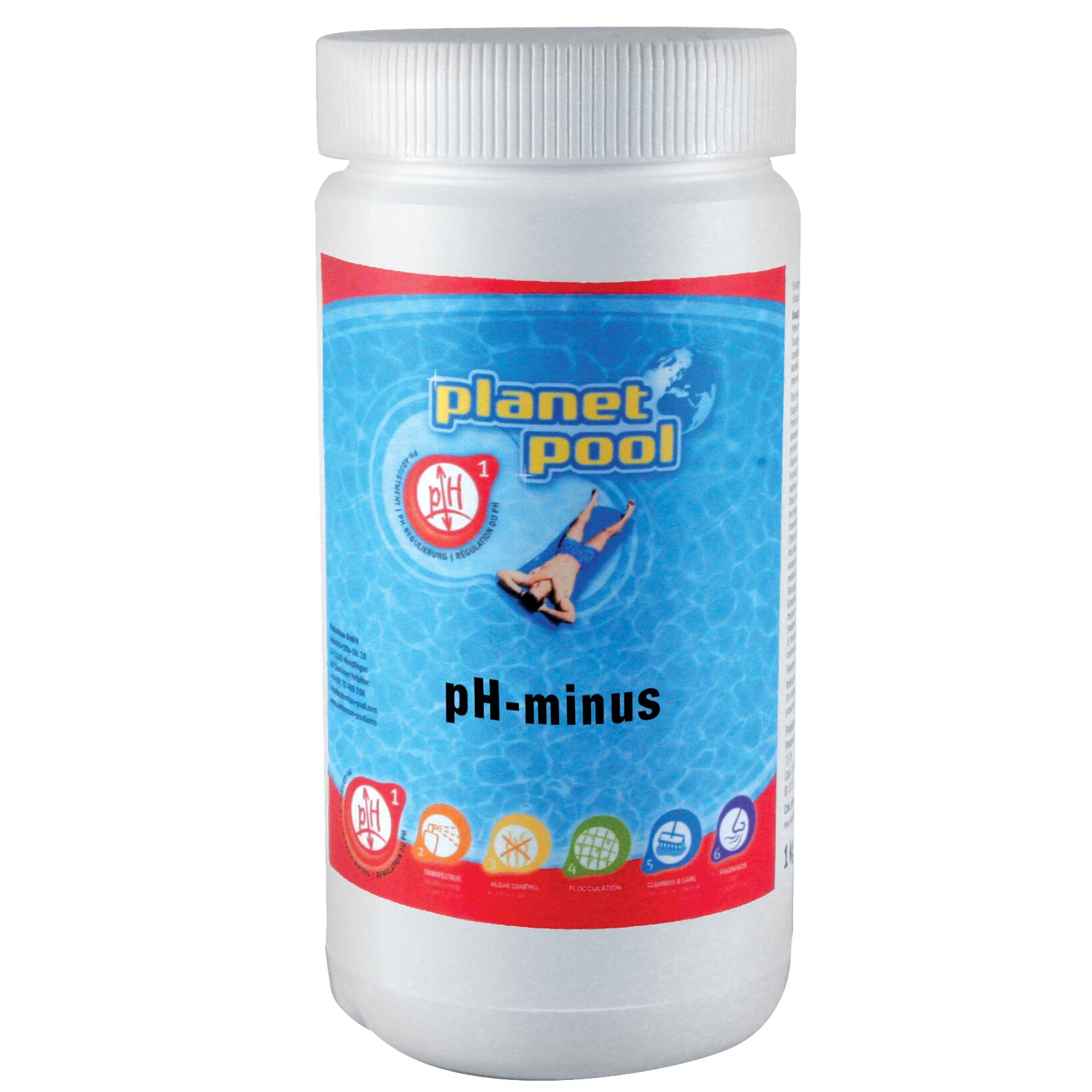 Granulat do obniżania pH w wodzie basenowej 1.5kg Planet Pool pH- - 2