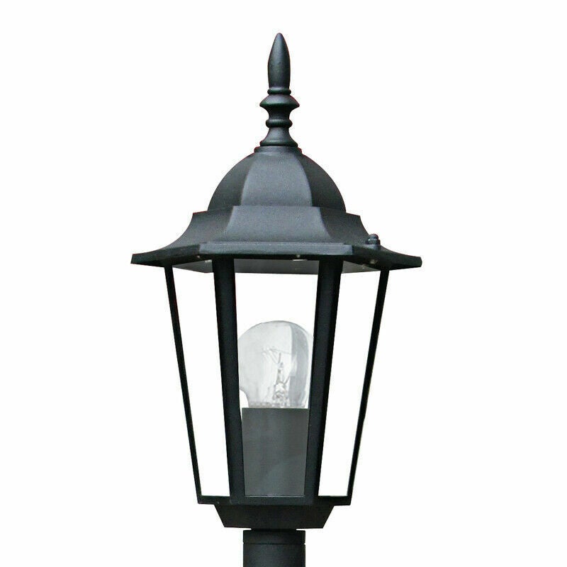 Lampione da giardino, Milano H 105 cm, nero, IP44 INTEC - 3