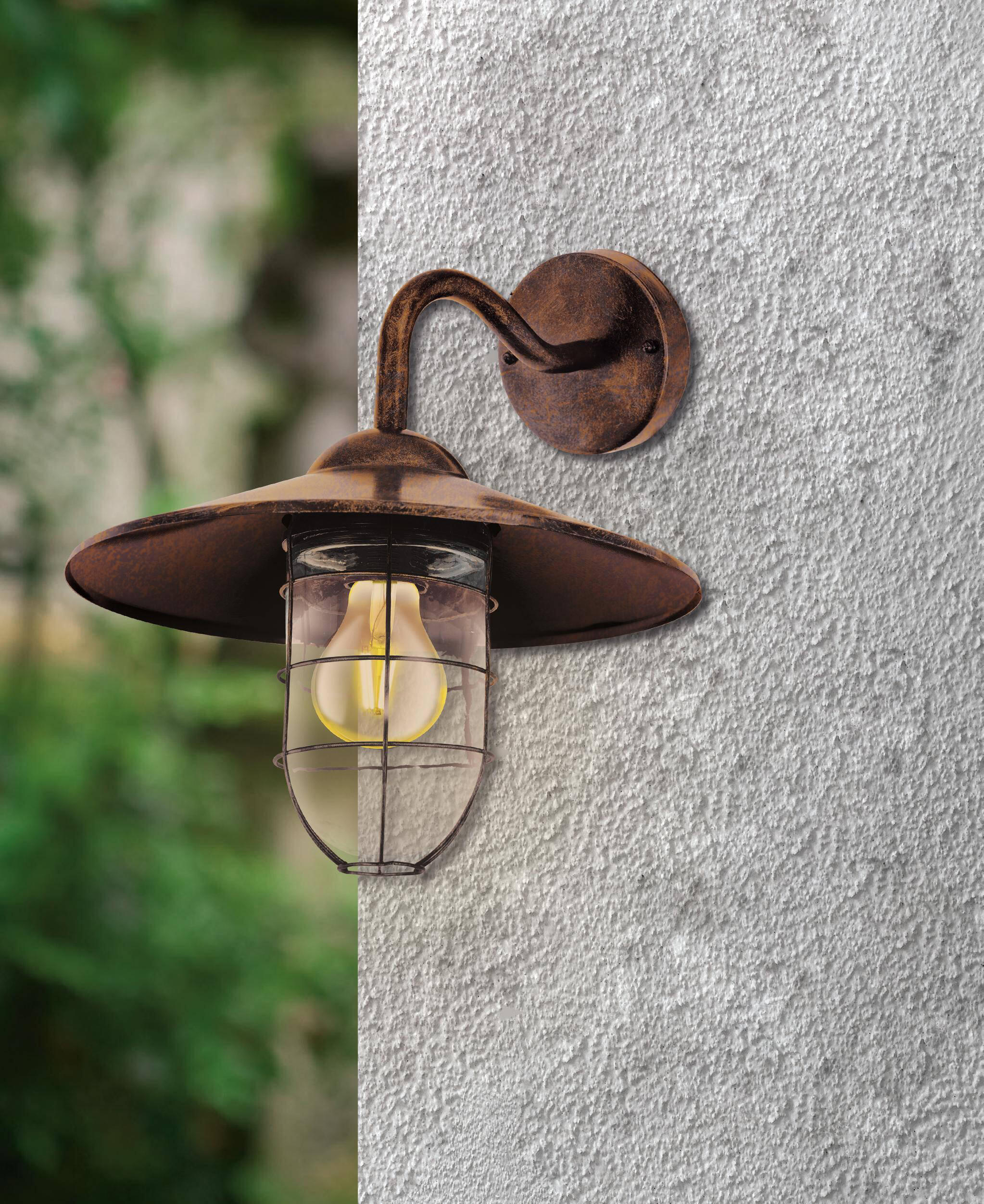Applique rustico da esterno Melgoa ruggine resistente all'acqua IP44 E27 EGLO - 2