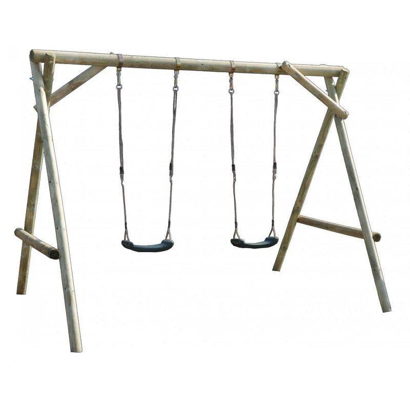 Huśtawka ogrodowa dla dzieci mini Plus drewniana Sobex