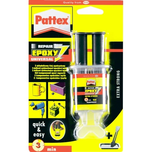 Klej reperacyjny dwuskładnikowy REPAIR EPOXY UNIVERSAL 6 ml PATTEX - 2