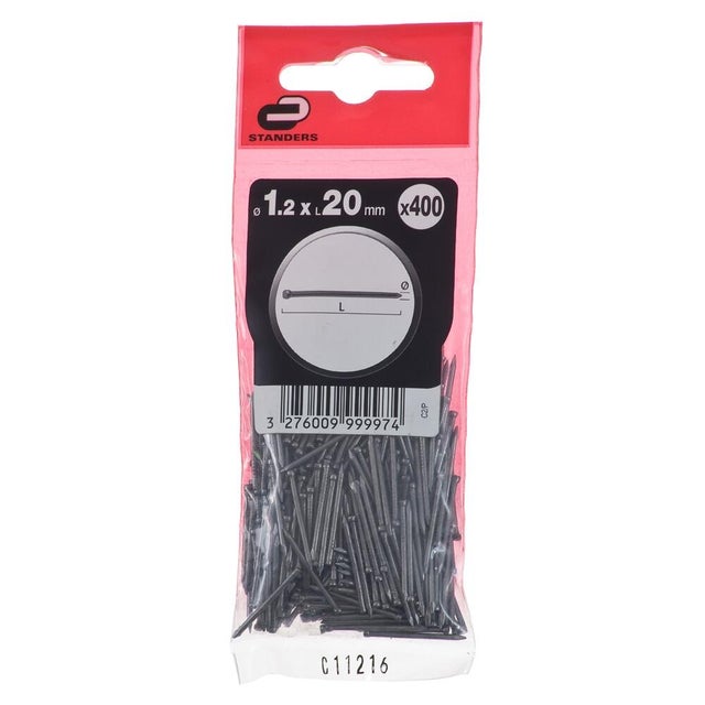 Gwóźdź 1.2 x 20 mm 400 szt. Standers