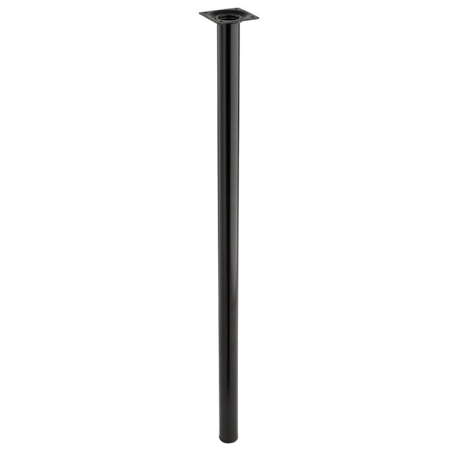 Noga meblowa 3 x 70 cm czarna Hettich