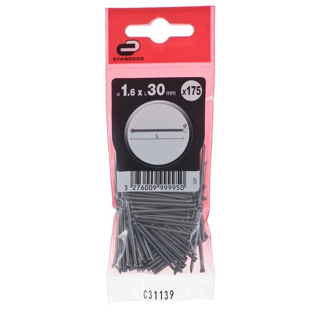 Gwóźdź 1.6 x 30 mm 175 szt. Standers