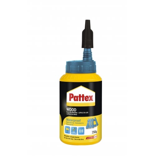 Klej do drewna D3 WOOD WATERPROOF 0.25 kg PATTEX - 3