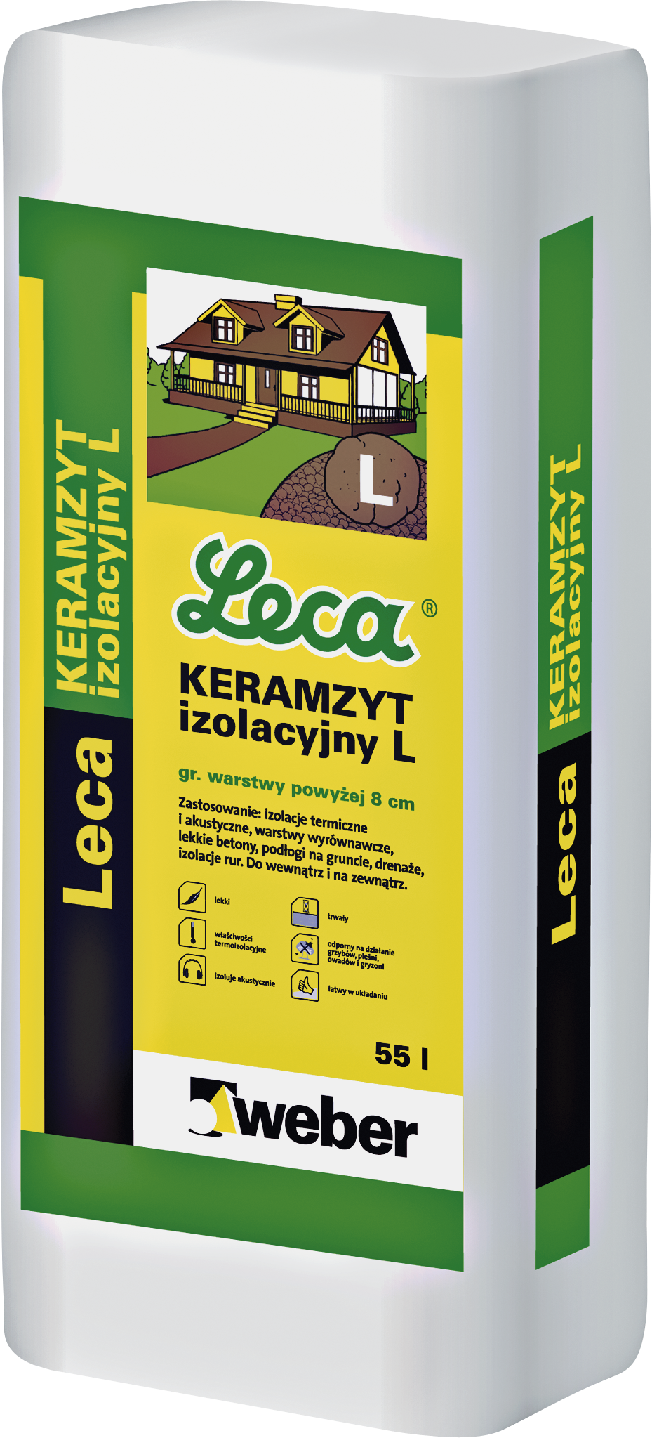 Keramzyt izolacyjny LECA L 55 l WEBER