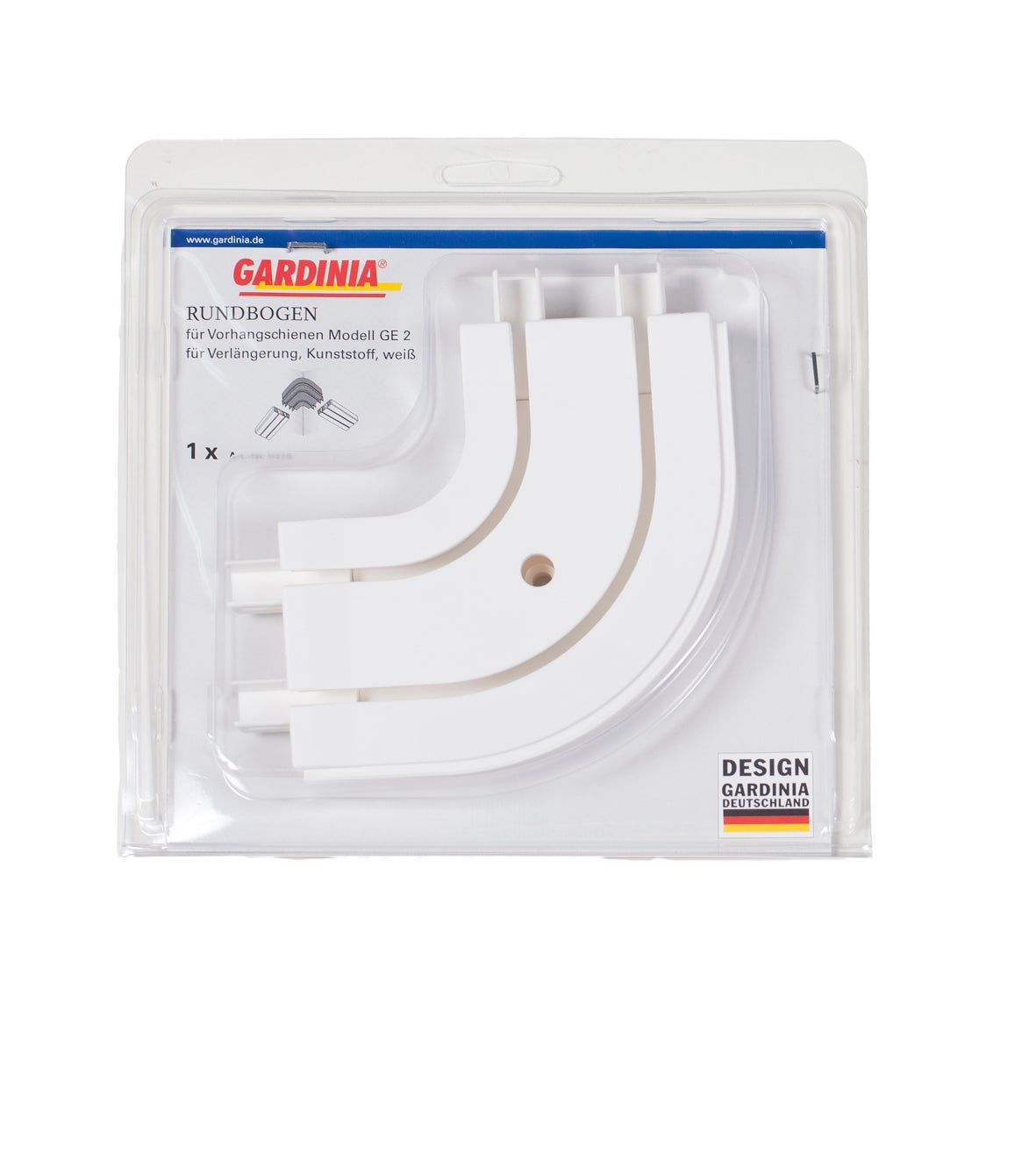 Łuk zewnętrzny do szyny sufitowej 2-torowej 18.5 cm Gardinia - 2