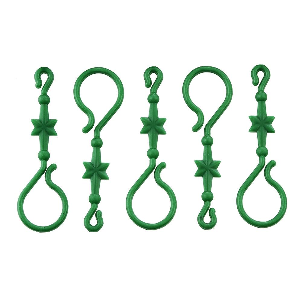 Haczyki do bombek 30 szt. zielone - 4