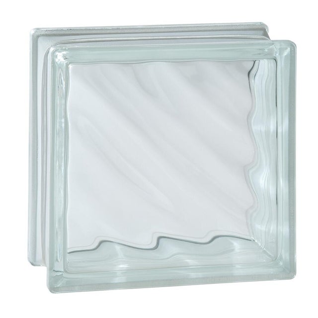 Pustak szklany Luksfer bezbarwny Fala Seves Basic