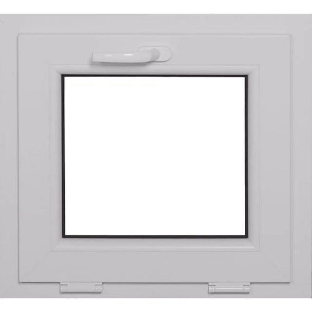 Okno PCV 2-szybowe fasadowe O1 Białe 565x535 mm uchylne do wewnątrz