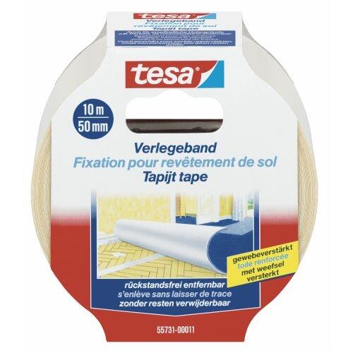 Taśma klejąca dwustronna do wykładzin 10 m x 50 mm usuwalna TESA - 2