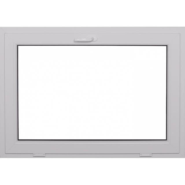 Okno PCV 2-szybowe fasadowe O6 białe 1165x835 mm uchylne do wewnątrz