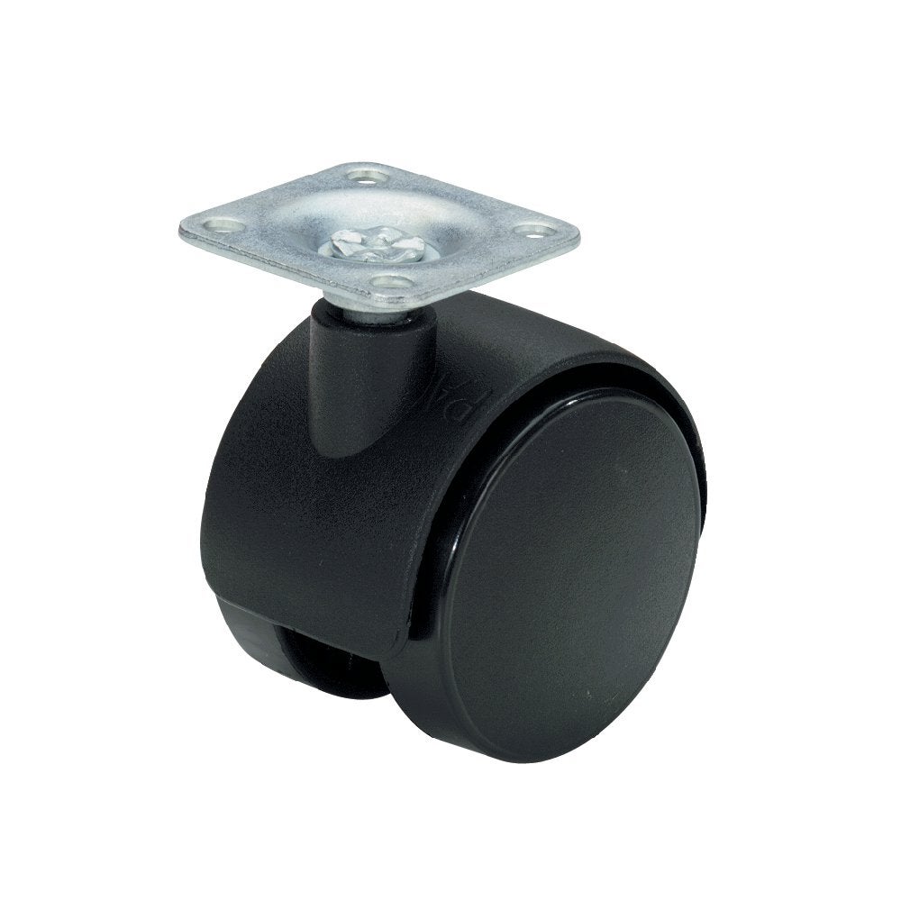 Kółko meblowe 50 mm/40 kg z płytką mocującą Stahl