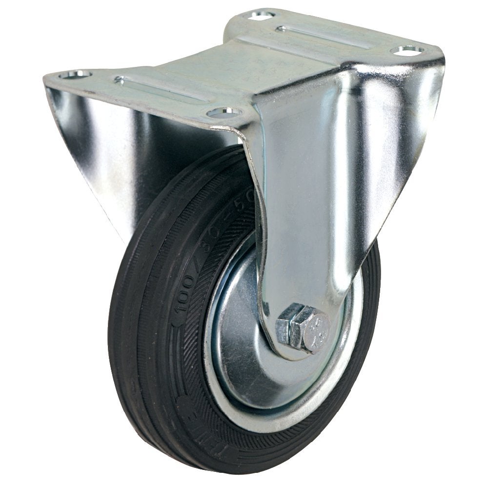 Zestaw jezdny z kołem czarym 100 mm 70 kg