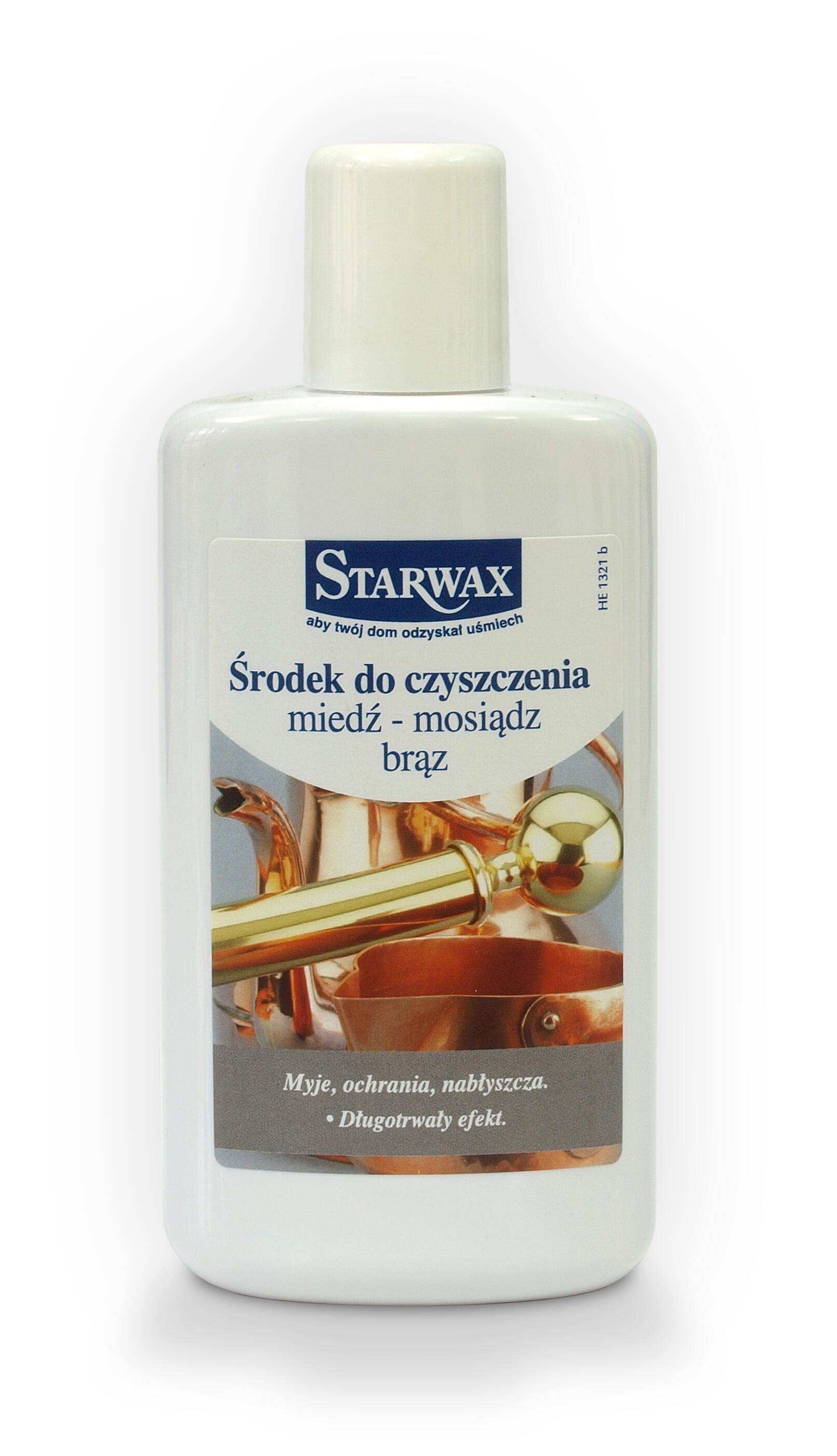 Środek czyszczący i nabłyszczający METALE mosiądz, miedź & brąz 0.25 l STARWAX - 7
