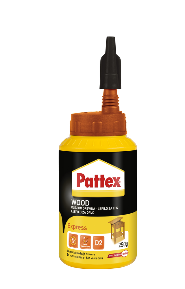 Klej do drewna D2 WOOD EXPRESS 0.25 kg PATTEX