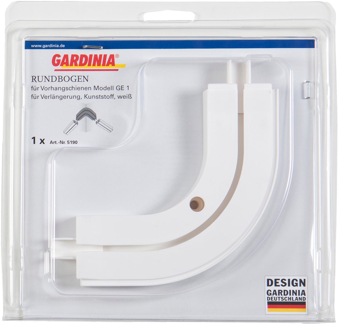 Łuk zewnętrzny do szyny sufitowej 1-torowej 16 cm Gardinia - 2