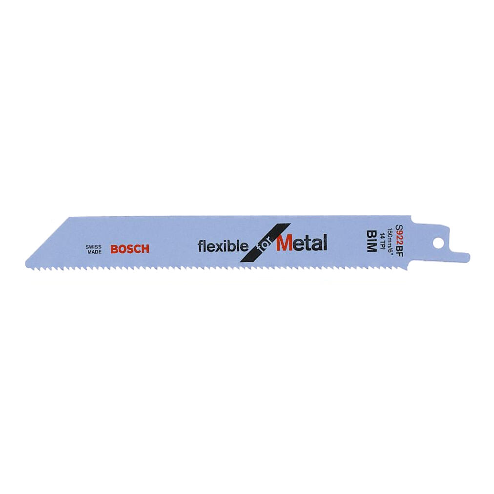 Brzeszczot do piły szablastej 150 mm FLEXIBLE FOR METAL S922BF 5 szt. BOSCH