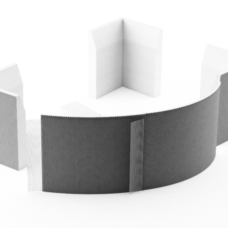 Nośnik uniwersalny do wanien półokragłych 1/4K Schedpol