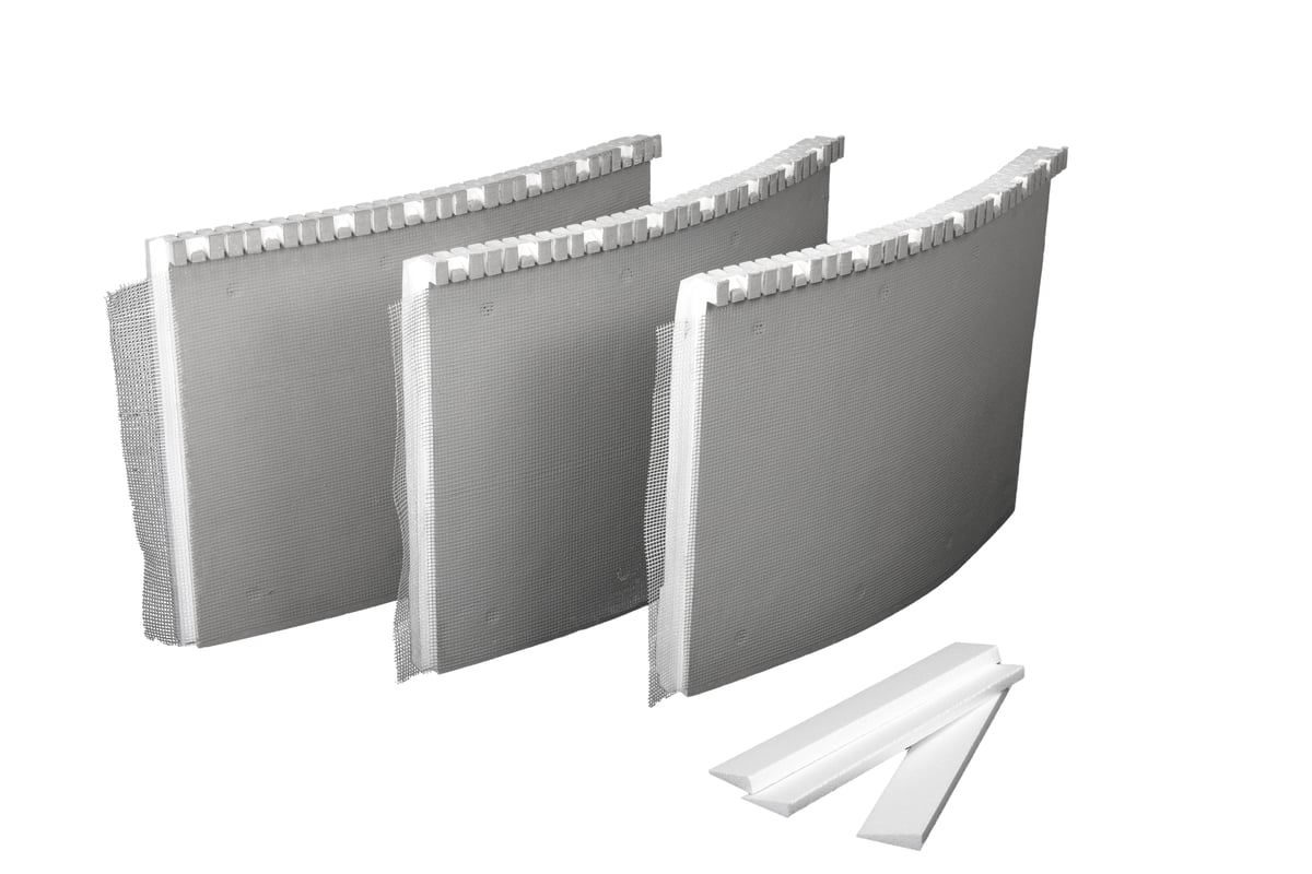 Obudowa podpłytkowa do wanien półokrągłych 1/4K Schedpol