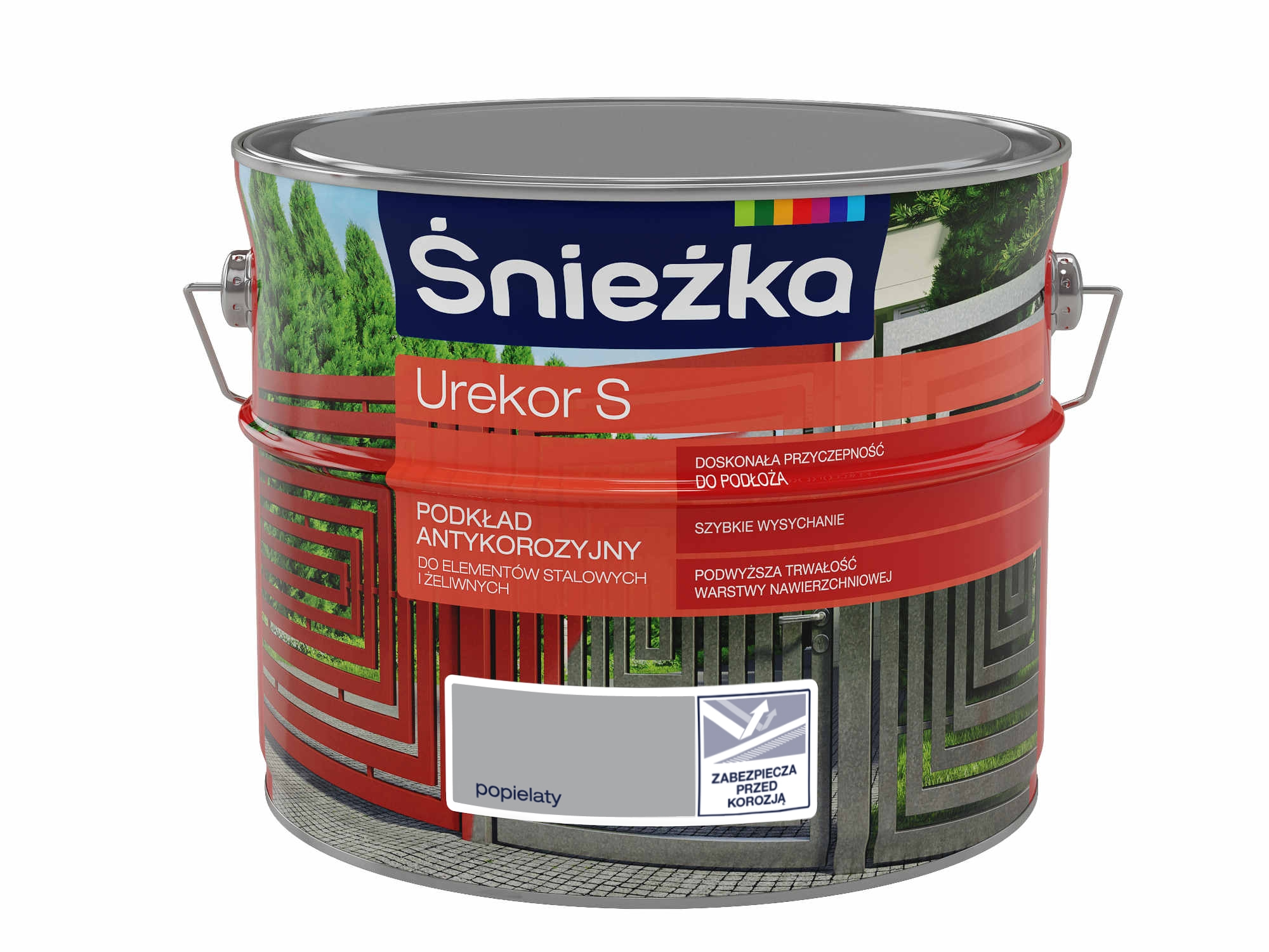 Podkład antykorozyjny UREKOR S 2.5 l Popielaty ŚNIEŻKA