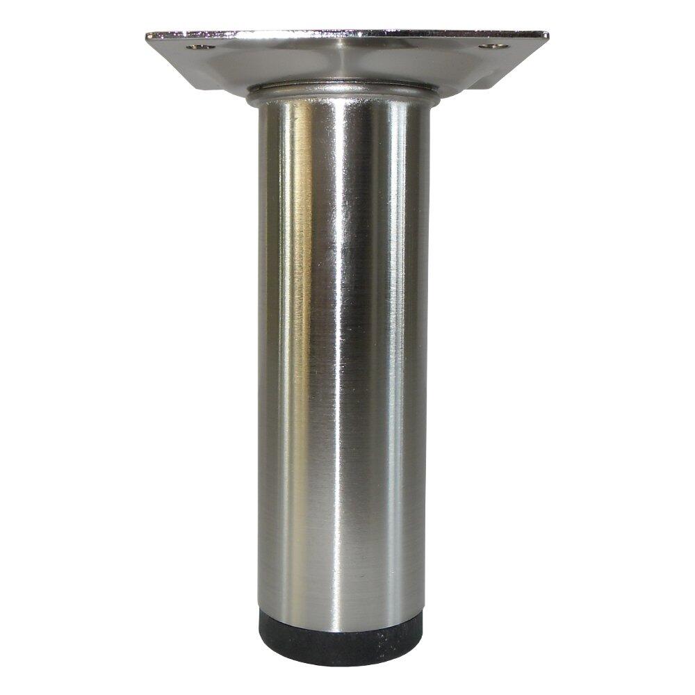 Noga meblowa okrągła 3x10 cm inox Hettich