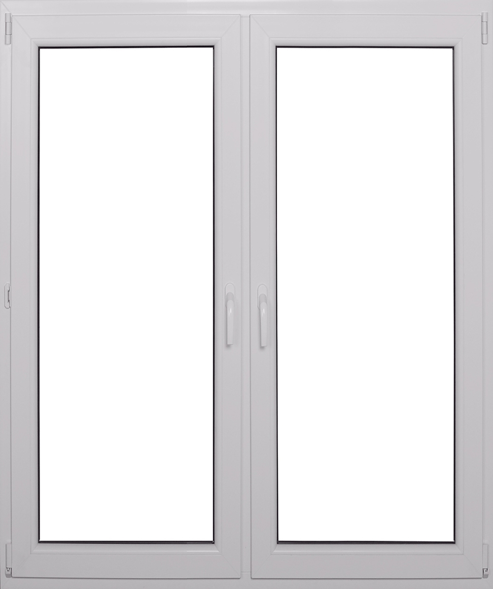 Okno PCV 2-szybowe fasadowe O32 białe 1165x1435 mm otwierane do wewnątrz prawe