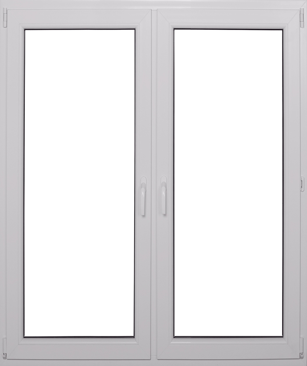 Okno PCV 2-szybowe fasadowe O33 Białe 1165 x 1435 mm otwierane do wewnątrz lewe